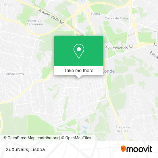 XuXuNails map