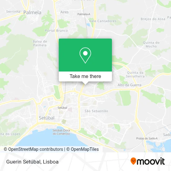 Guerin Setúbal map