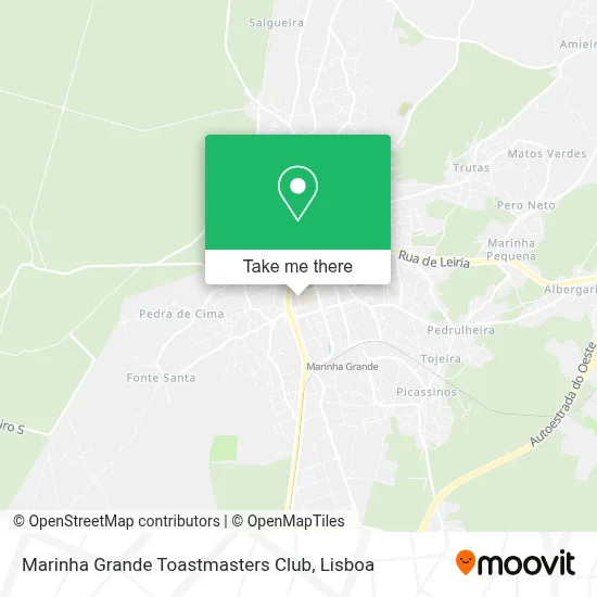 Marinha Grande Toastmasters Club map