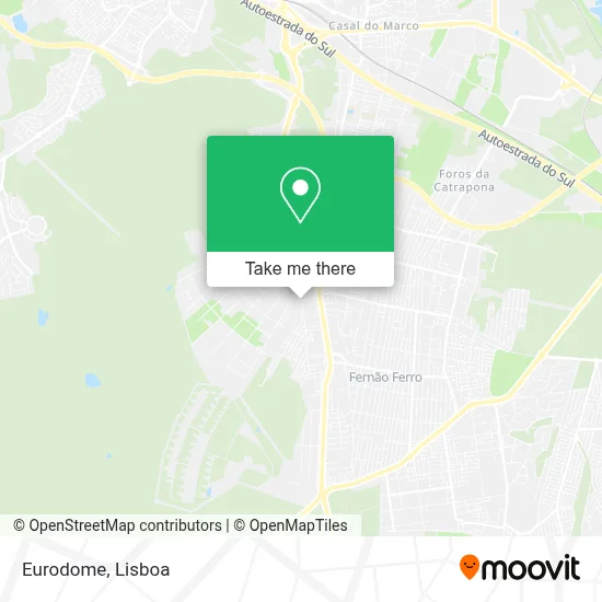 Eurodome map