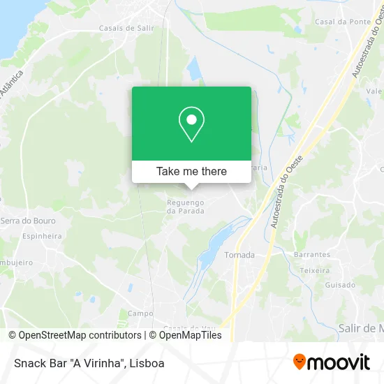 Snack Bar "A Virinha" map