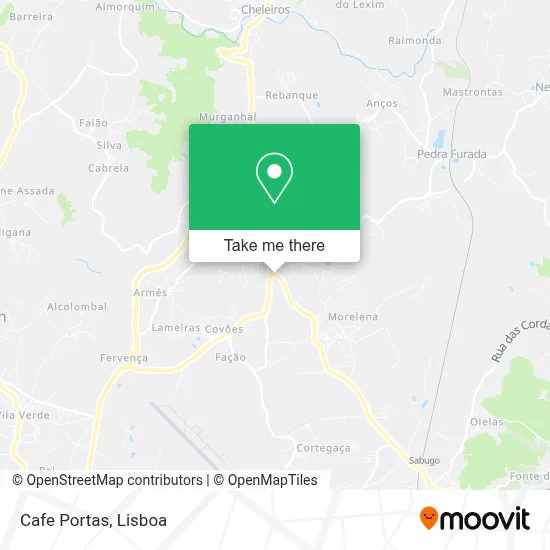 Cafe Portas map