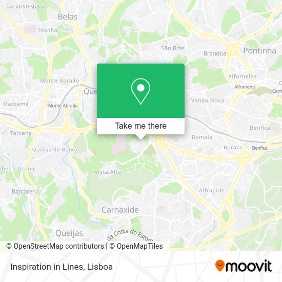 Inspiration in Lines map