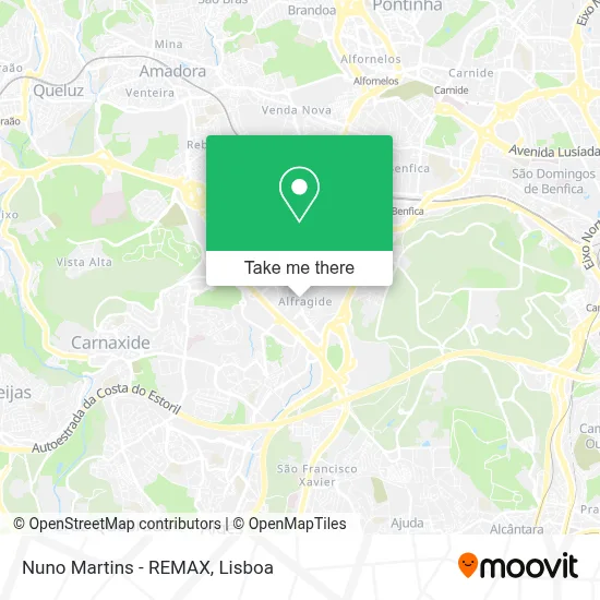 Nuno Martins - REMAX map