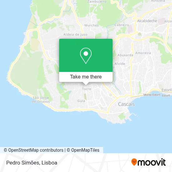 Pedro Simões map