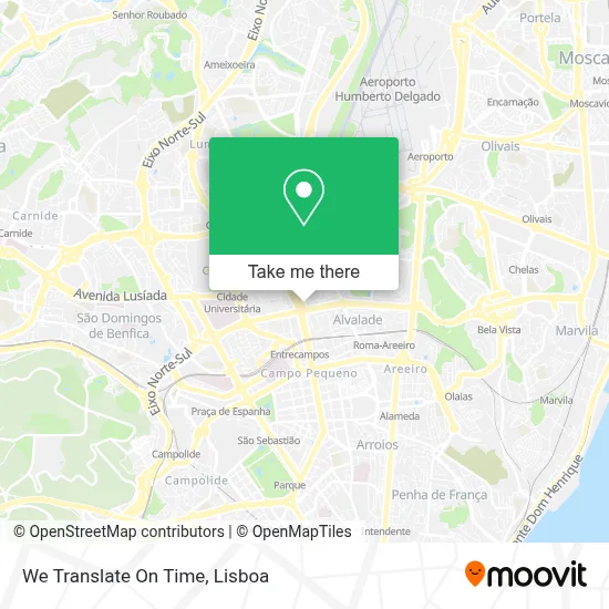 We Translate On Time map