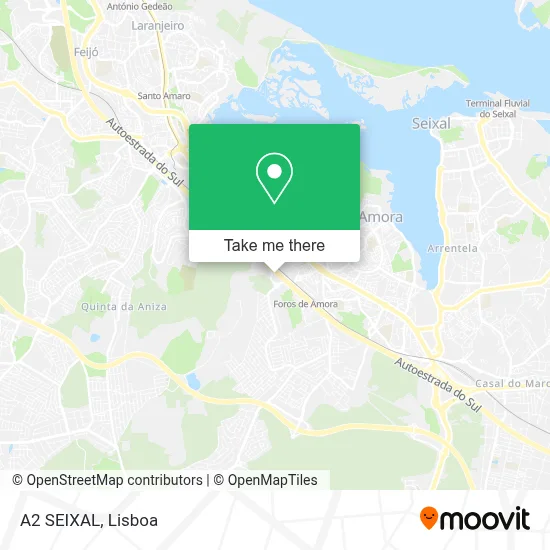 A2 SEIXAL map