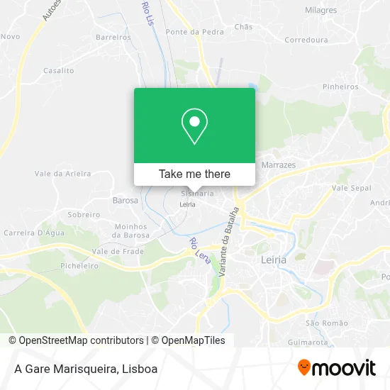 A Gare Marisqueira map