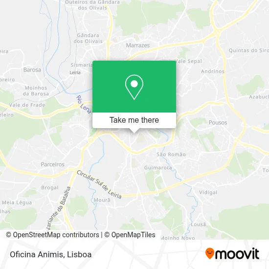 Oficina Animis map
