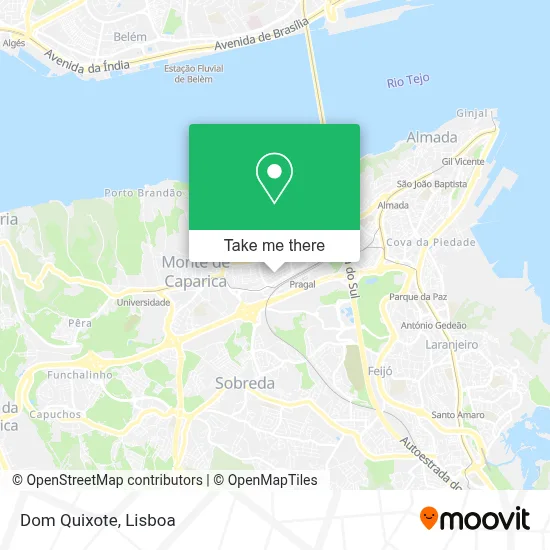 Dom Quixote map