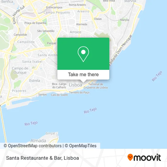 Santa Restaurante & Bar map