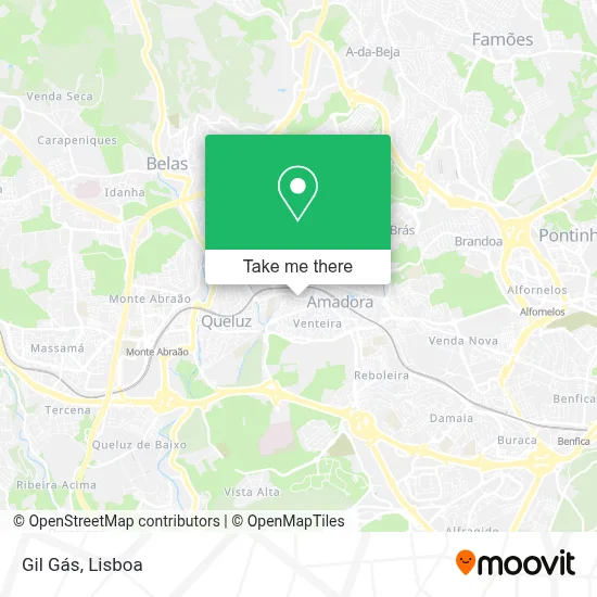 Gil Gás map