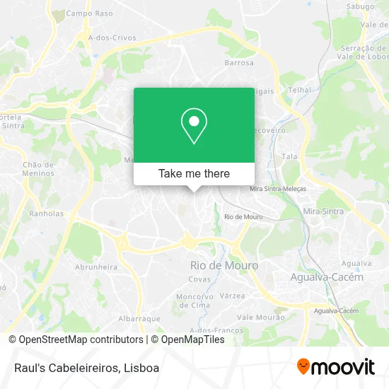 Raul's Cabeleireiros mapa