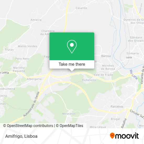Amifrigo map