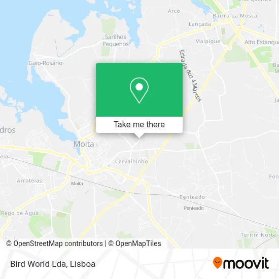 Bird World Lda map