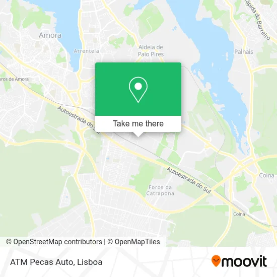 ATM Pecas Auto map