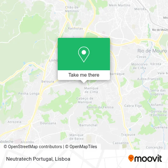 Neutratech Portugal map