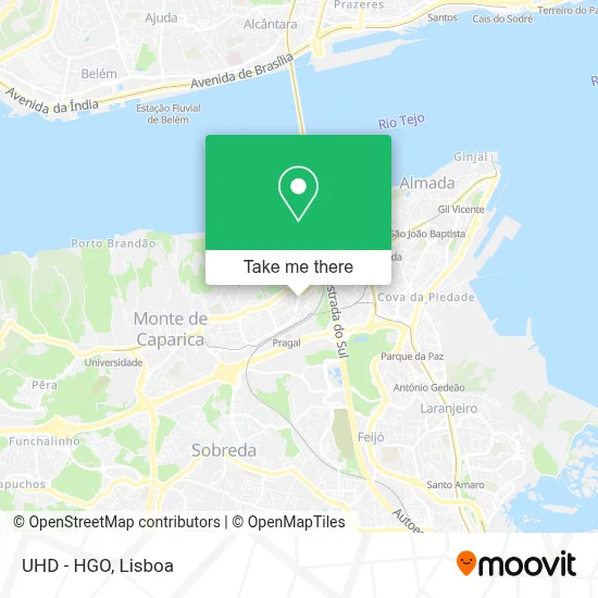 UHD - HGO map