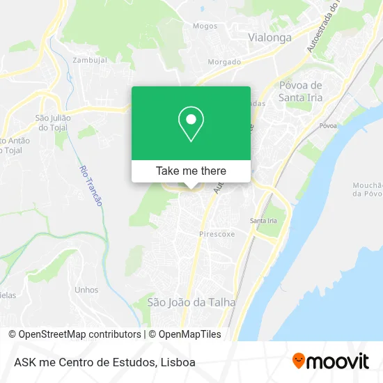 ASK me Centro de Estudos map