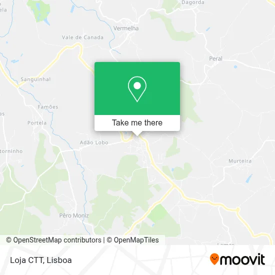 Loja CTT map