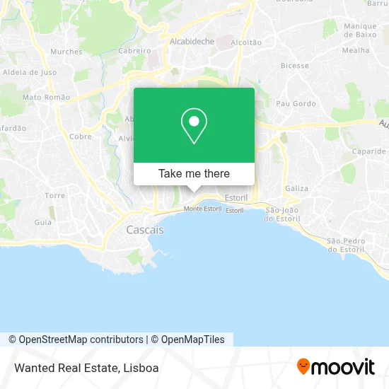 Wanted Real Estate mapa