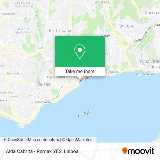 Alda Cabrita - Remax YES map