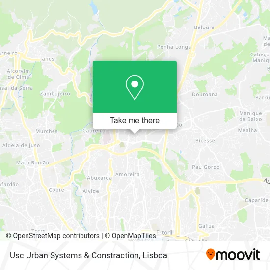 Usc Urban Systems & Constraction map