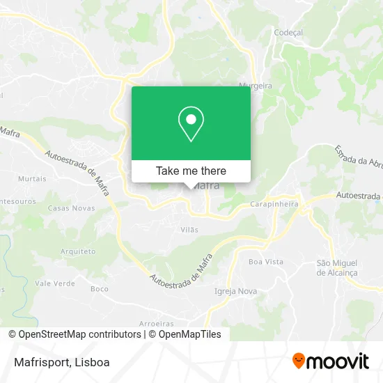 Mafrisport map