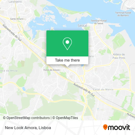 New Look Amora map