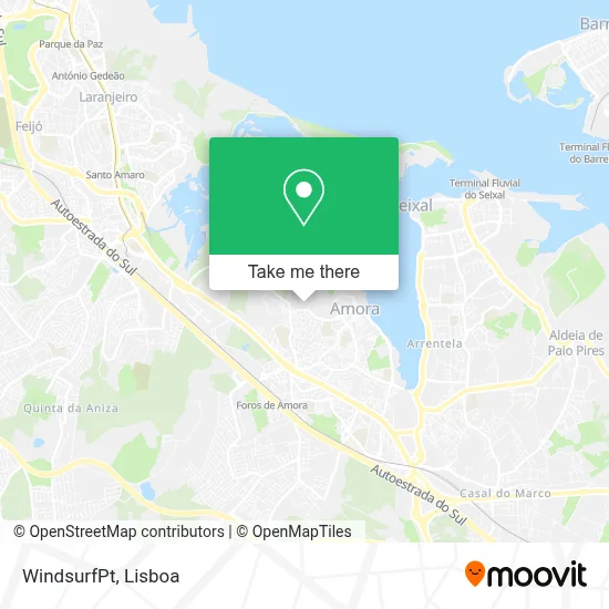WindsurfPt map