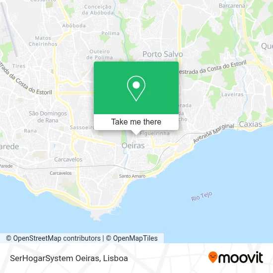 SerHogarSystem Oeiras map