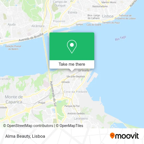 Alma Beauty map