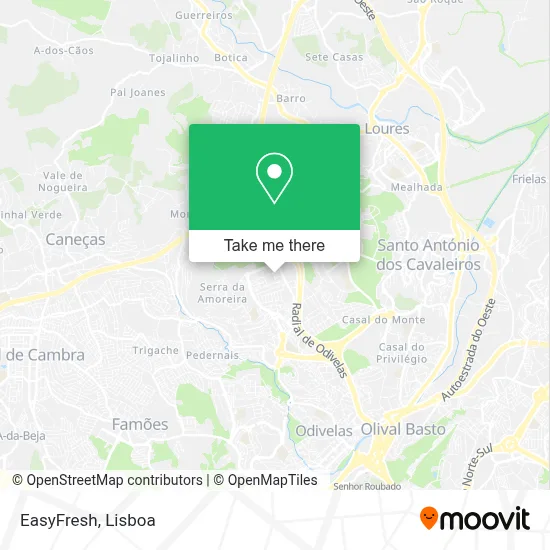 EasyFresh mapa