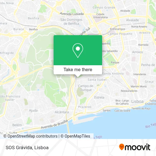 SOS Grávida map
