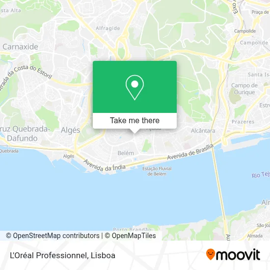 L'Oréal Professionnel map