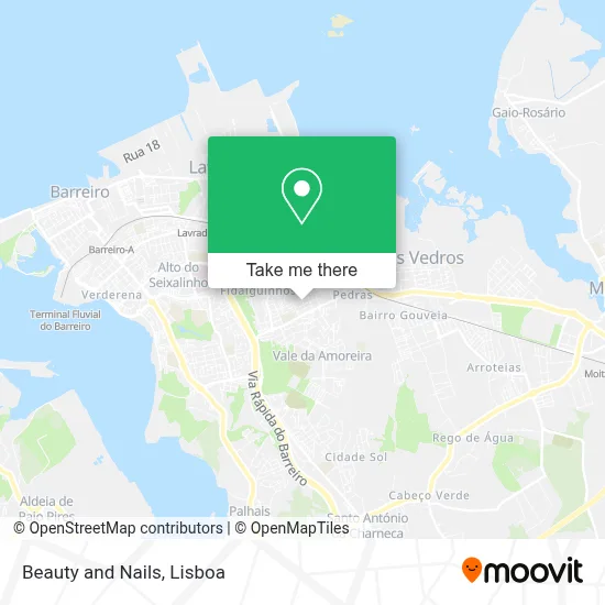 Beauty and Nails map