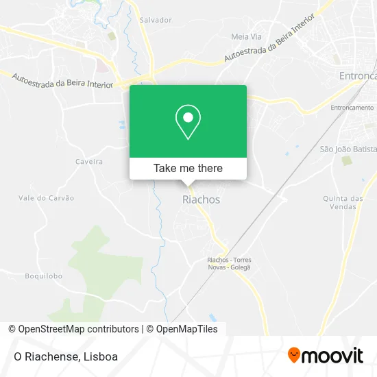 O Riachense map