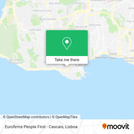 Eurofirms People First - Cascais map