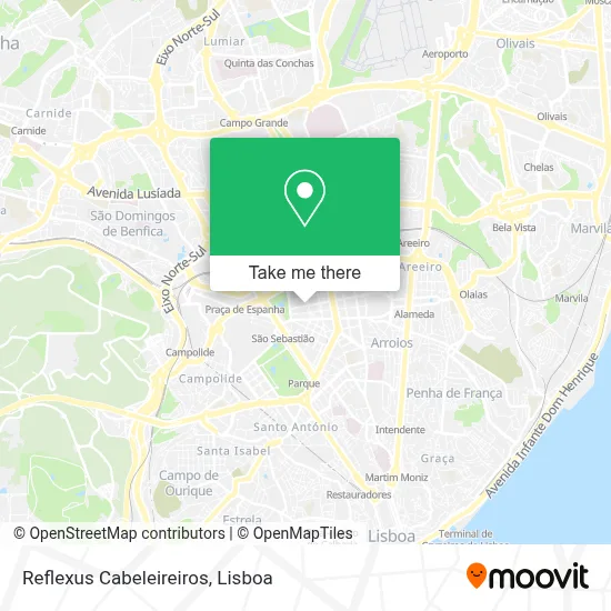 Reflexus Cabeleireiros map