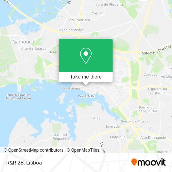 R&R 2B mapa