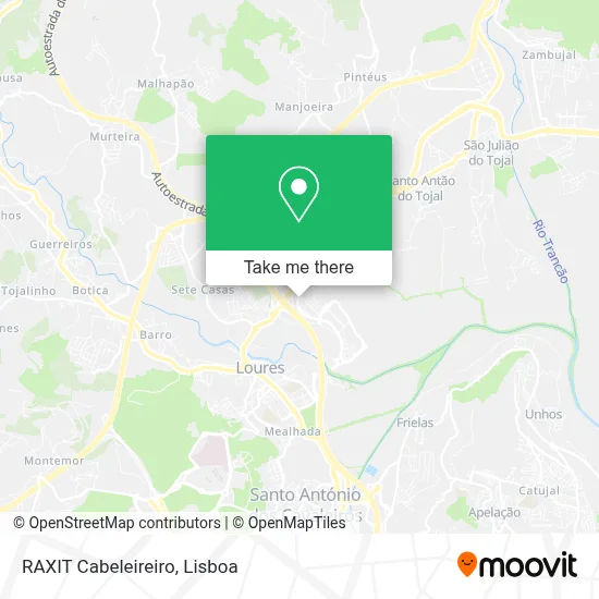RAXIT Cabeleireiro map