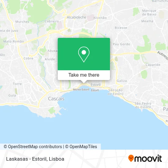 Laskasas - Estoril map