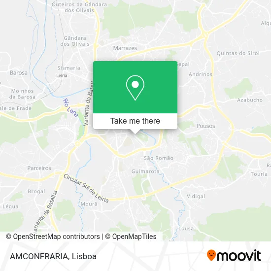 AMCONFRARIA map