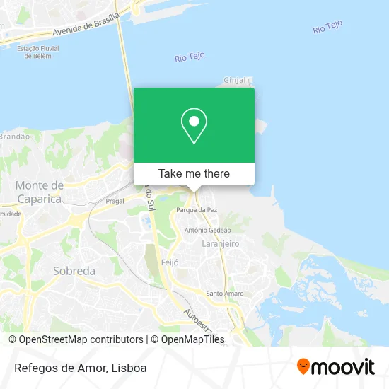 Refegos de Amor mapa