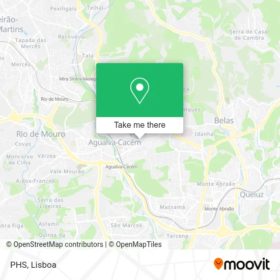 PHS mapa