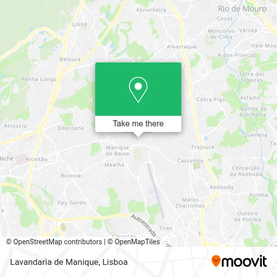 Lavandaria de Manique map