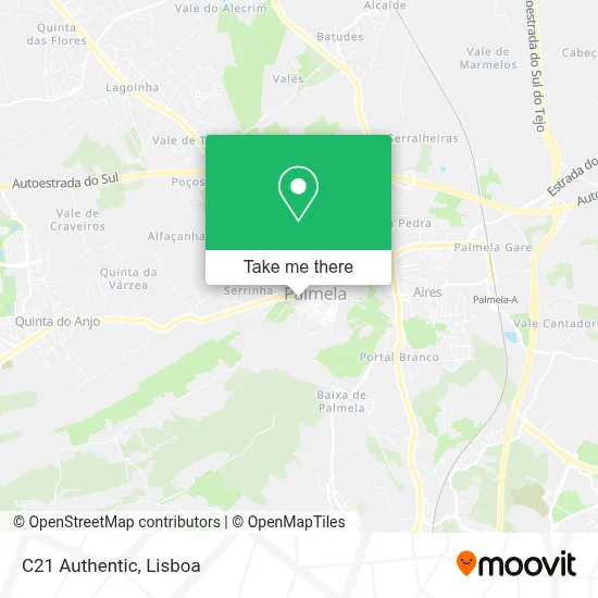 C21 Authentic map