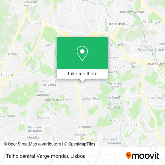 Talho central Varge mondar map