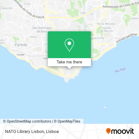 NATO Library Lisbon mapa
