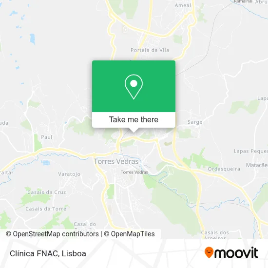 Clínica FNAC map